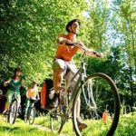 balade a velo dans la campagne